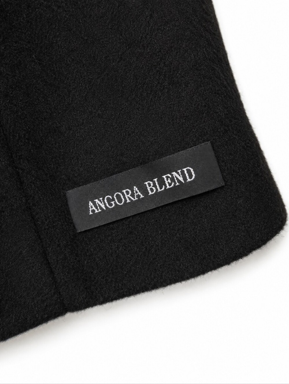 NWOT Ellen Tracy | Angora Wool Blend Black Coat| Size 12P Petite | Quiet Luxury - Picture 5 of 11